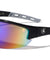 KHAN Color Mirror Semi Rimless Shield Sports Wholesale Sunglasses