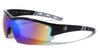 KHAN Color Mirror Semi Rimless Shield Sports Wholesale Sunglasses