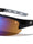 KHAN Color Mirror Semi Rimless Shield Sports Wholesale Sunglasses