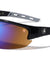 KHAN Color Mirror Semi Rimless Shield Sports Wholesale Sunglasses