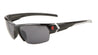 KHAN Semi-Rimless Color Accent Sports Sunglasses Wholesale