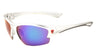 KHAN Semi-Rimless Bottom Color Sports Sunglasses Wholesale