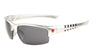 KHAN Semi-Rimless Color Stripes Sports Sunglasses Wholesale