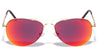 Tear Shaped Red Gold Aviators Wholesale Sunglasses
