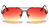 Metal Oceanic Color Lens Aviator Wholesale Sunglasses