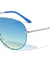 Front Metal Deco Oceanic Color Lens Aviators Wholesale Bulk Sunglasses