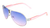 Metal Front Plate Oceanic Color Lens Aviators Wholesale Bulk Sunglasses