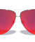 Color Mirror Spring Hinge Aviators Wholesale Sunglasses