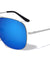 Color Mirror Spring Hinge Aviators Wholesale Sunglasses