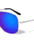Color Mirror Spring Hinge Aviators Wholesale Sunglasses