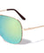 Color Mirror Spring Hinge Aviators Wholesale Sunglasses