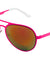 Neon Color Frame Color Mirror Lens Bulk Aviators