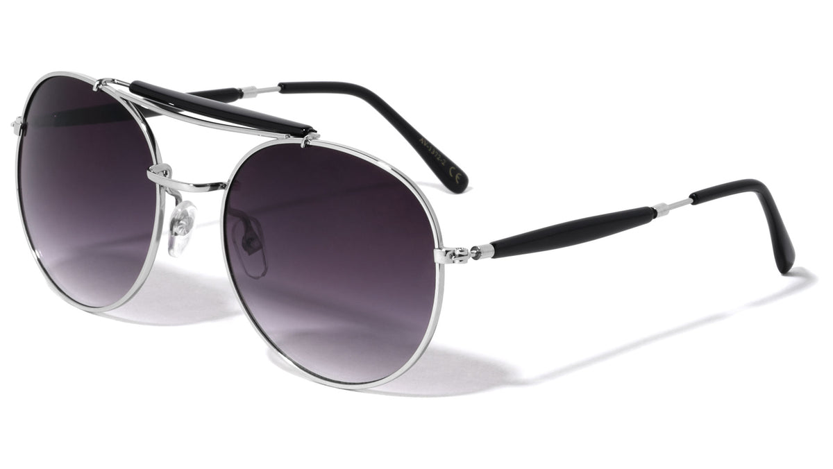 Top Bar Aviators Fashion Wholesale Sunglasses