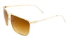 Spring Hinge Bridgeless Aviators Wholesale Bulk Sunglasses