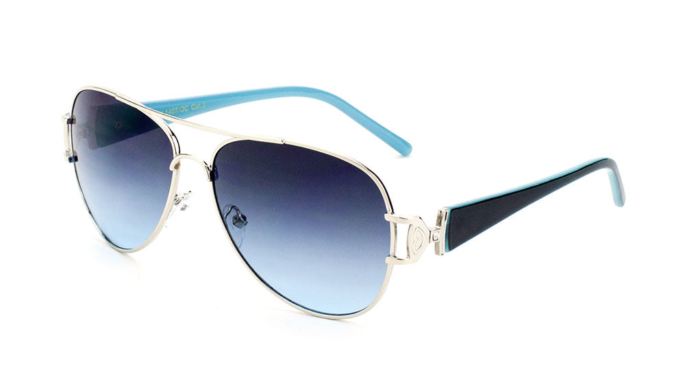 Oceanic Color Aviators Wholesale Bulk Sunglasses