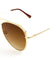Top Bar Spring Hinge Aviators Wholesale Sunglasses