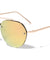 Rimless Color Mirror Aviators Wholesale Bulk Sunglasses