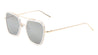 Squared Flat Aviators Wholesale Bulk Sunglasses