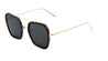 Squared Flat Aviators Wholesale Bulk Sunglasses
