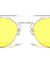 Flat Top Wireframe Color Lens Aviators Wholesale Sunglasses