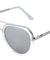 Flat Top Flat Color Mirror Aviators Wholesale Bulk Sunglasses