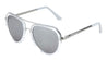 Flat Top Flat Color Mirror Aviators Wholesale Bulk Sunglasses