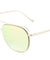 Aviators Flat Color Mirror Sunglasses Wholesale
