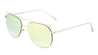 Aviators Flat Color Mirror Sunglasses Wholesale
