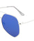 Angled Color Mirror Aviators Wholesale Bulk Sunglasses