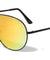 Large Lens Color Mirror Aviators Wholesale Bulk Sunglasses