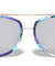 Aviators Flower Pattern Color Mirror Wholesale Sunglasses