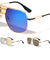 Front Grille Fashion Aviators Wholesale Bulk Sunglasses
