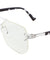 Rimless Angled Clear Lens Aviators Wholesale Bulk Glasses