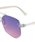 Rimless Oceanic Color Aviators Wholesale Bulk Sunglasses