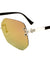 Rimless Color Mirror Aviators Wholesale Bulk Sunglasses