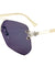 Rimless Color Mirror Aviators Wholesale Bulk Sunglasses