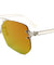 Rimless Color Mirror Aviators Wholesale Bulk Sunglasses