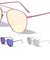 Diamond Color Mirror Aviators Wholesale Bulk Sunglasses