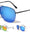 Rimless Aviators Color Mirror Wholesale Sunglasses