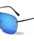 Rimless Aviators Color Mirror Wholesale Sunglasses