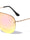 Rimless Aviators Color Mirror Wholesale Sunglasses