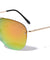 Rimless Aviators Color Mirror Wholesale Sunglasses