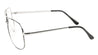 Squared Aviators Clear Lens Wholesale Bulk Glasses