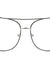 Squared Aviators Clear Lens Wholesale Bulk Glasses