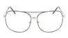 Squared Aviators Clear Lens Wholesale Bulk Glasses