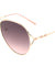 Aviators Oceanic Color Lens Fashion Metal Accent Sunglasses Wholesale
