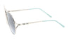 Aviators Oceanic Color Lens Fashion Metal Accent Sunglasses Wholesale