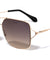 Squared Rimless Aviators Wholesale Sunglasses