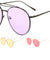 Rounded Color Lens Aviators Wholesale Bulk Sunglasses