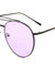 Rounded Color Lens Aviators Wholesale Bulk Sunglasses